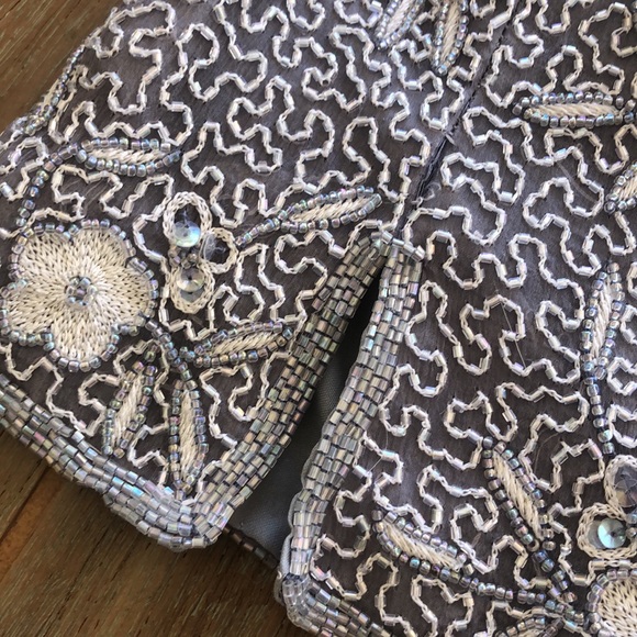 Andriana Papell beautiful sequined evening top 6 - Picture 6 of 9